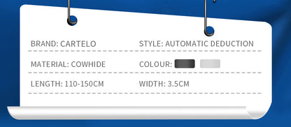 High-quality faux leather belts for men