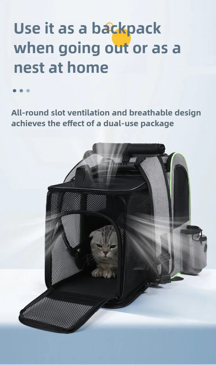 large cat backpack - Pet Supplies - Cat Carrier Backpack