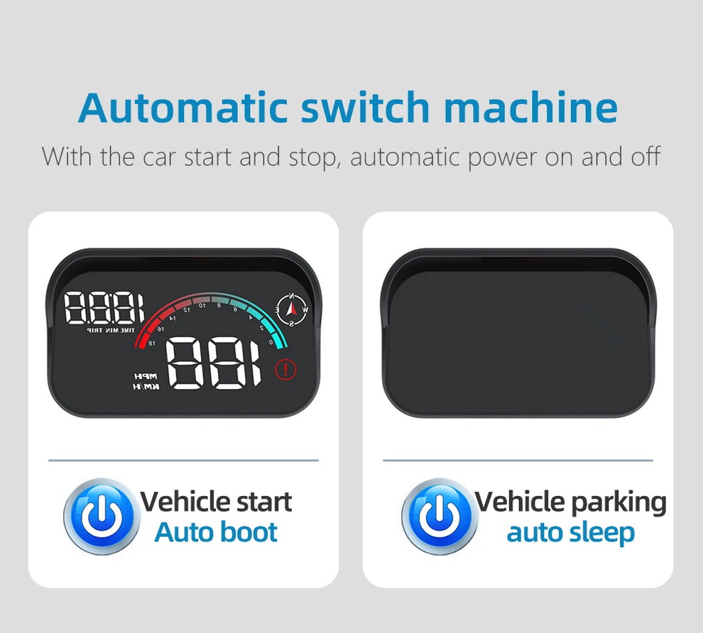 car hud - Automotive Electronics - Head Up Display -HUD- GPS Speedometer
