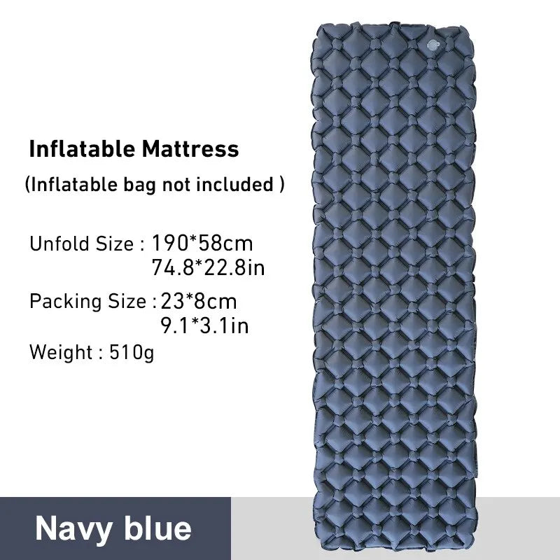 Lightweight air mattress for hiking