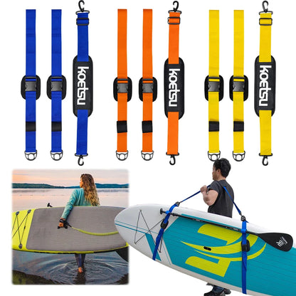 sup carry strap - Sports - Outdoors - Water Sports - Surfing - Paddleboarding Accessories - Adjustable Surfboard-Paddleboard Carrying Strap