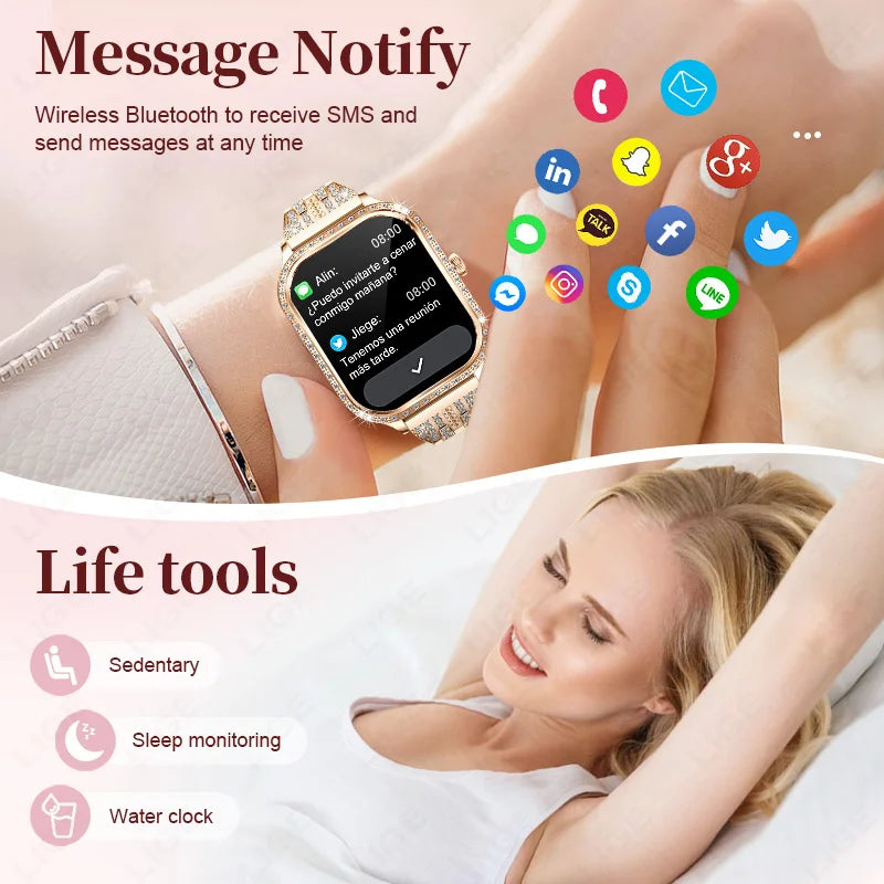 Smart Watch - Luxury Smart Watch for Women - women’s watch timepiece
