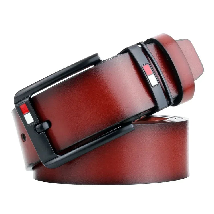 Fashionable punk style leather belt