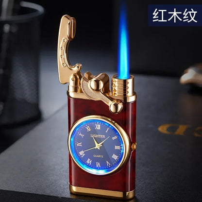 Smoking Accessories - Windproof Torch Lighter - portable torch lighter timepiece