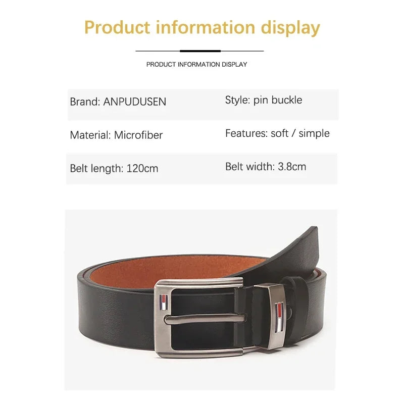 pu leather belt men - Belts - Men-s PU Leather Belt