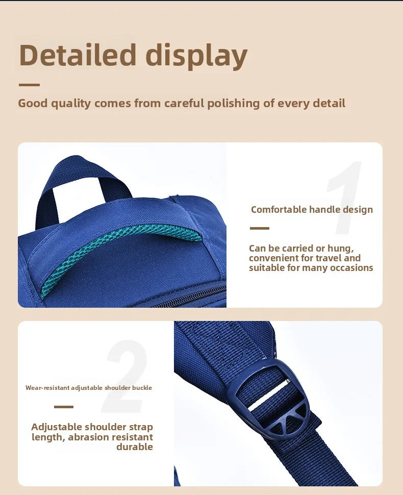 Ergonomic trolley backpack for students