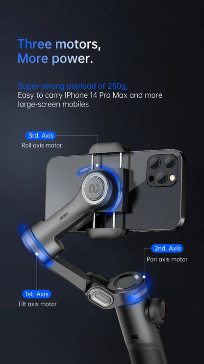 smartphone gimbal stabilizer - Handheld Gimbals - 3-Axis Handheld Gimbal Stabilizer