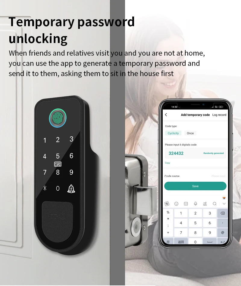 hubspace smart lock fingerprint - Smart Home Security - Bluetooth Fingerprint Smart Door Lock