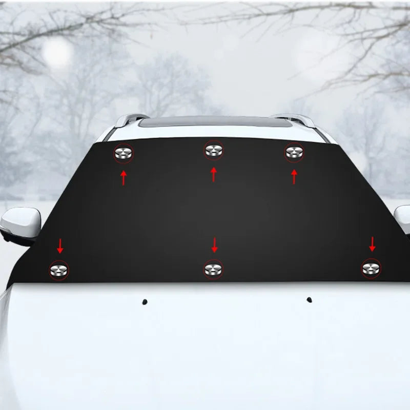 amazon magnetic ice cover - Automotive - Car Covers - Accessories - Magnetic Car Snow Shield - Sun Protection Cover