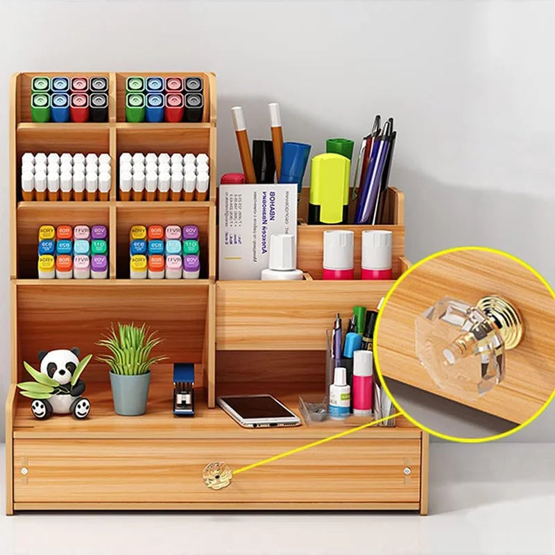 Multifunctional desk organizer for home