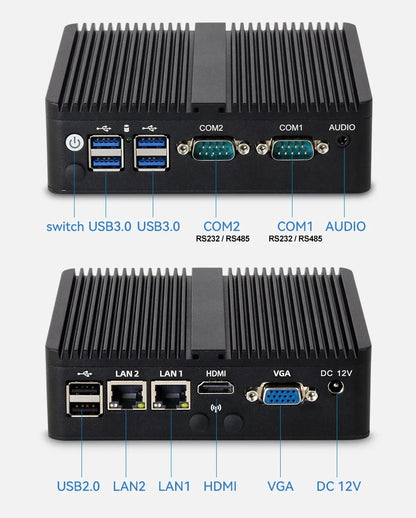industrial mini pc - Industrial Computer - Fanless Mini PC