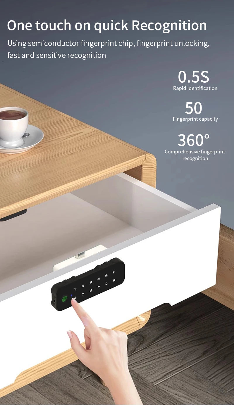 Smart cabinet lock with app