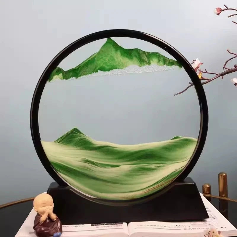 Unique office desk decoration sand art