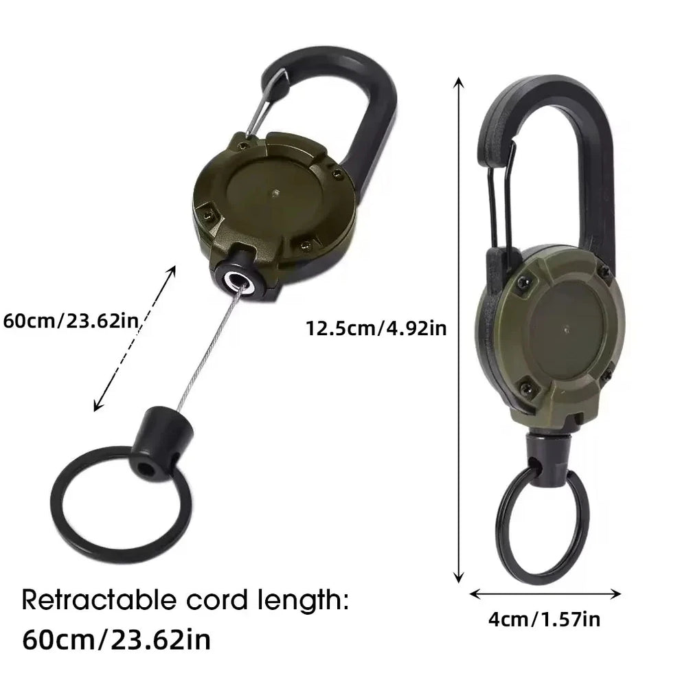 camping hiking badge reel - Outdoor Sports - Retractable Carabiner