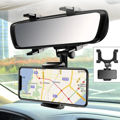 foldable rearview mirror phone holder - Automotive Accessories - Rearview mirror phone holder