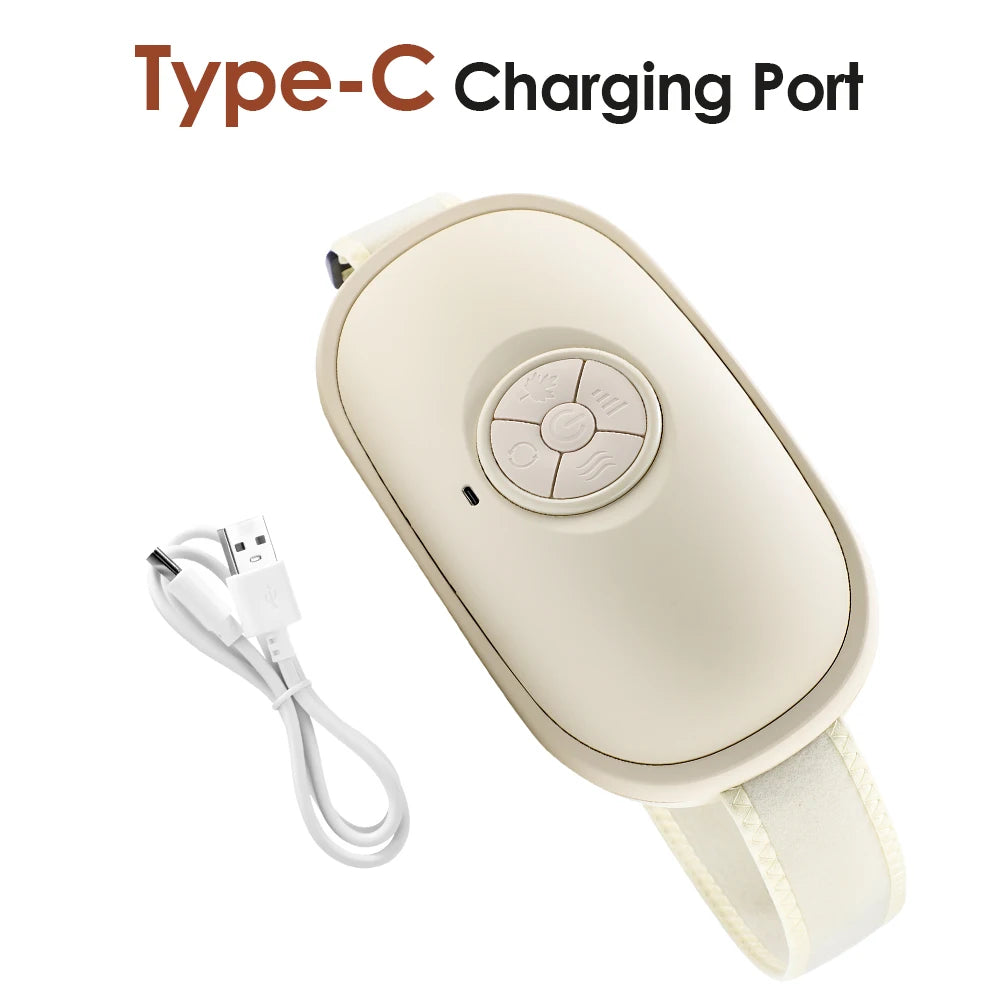 Infrared therapy abdominal massager for home use