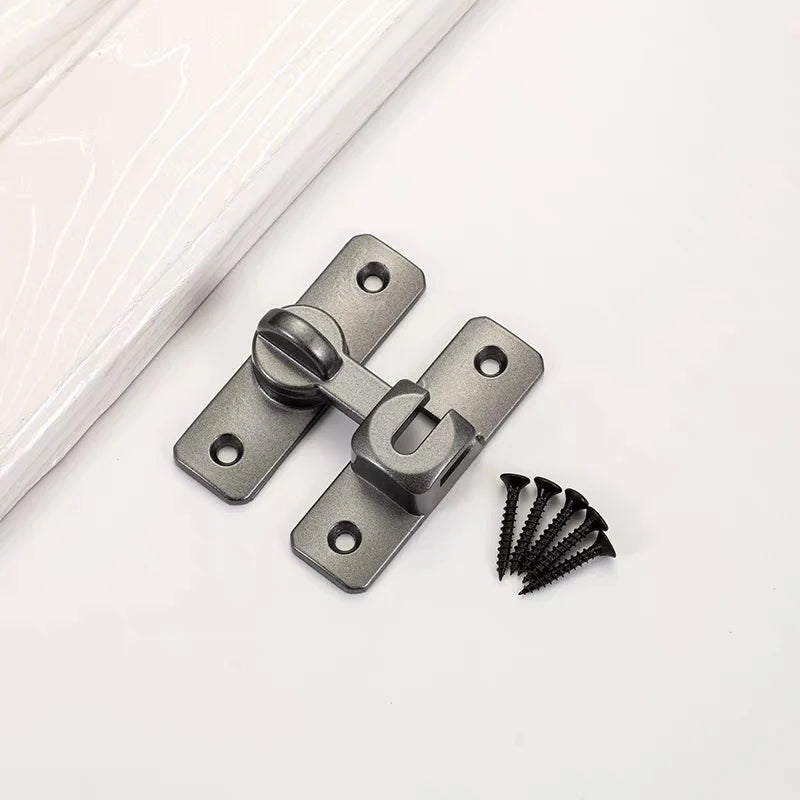 Degree sliding cabinet lock