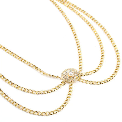 Stylish metal waist chain