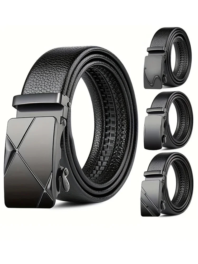 Men's leather belts