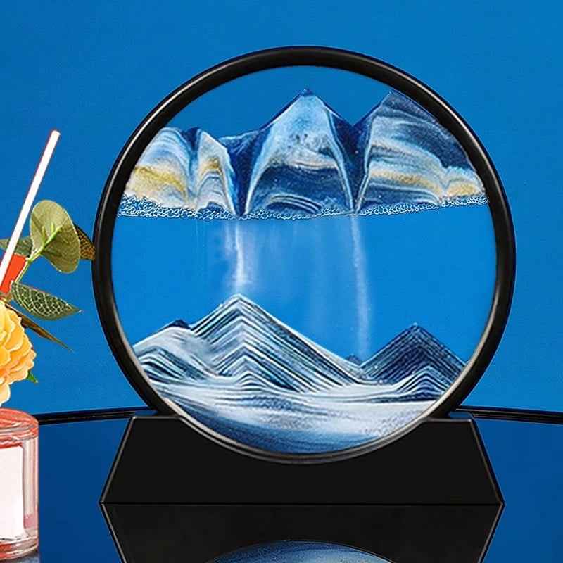 3d hourglass - Home Decor - 3D moving sand art hourglass