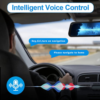 touch screen rearview dash cam - Automotive - Vehicle Electronics - Dash Cams - 10-inch 4K Dash Cam with rearview mirror