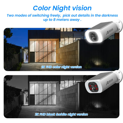 outdoor wifi camera - Security Cameras - Outdoor Wireless 3MP Solar Security Camera