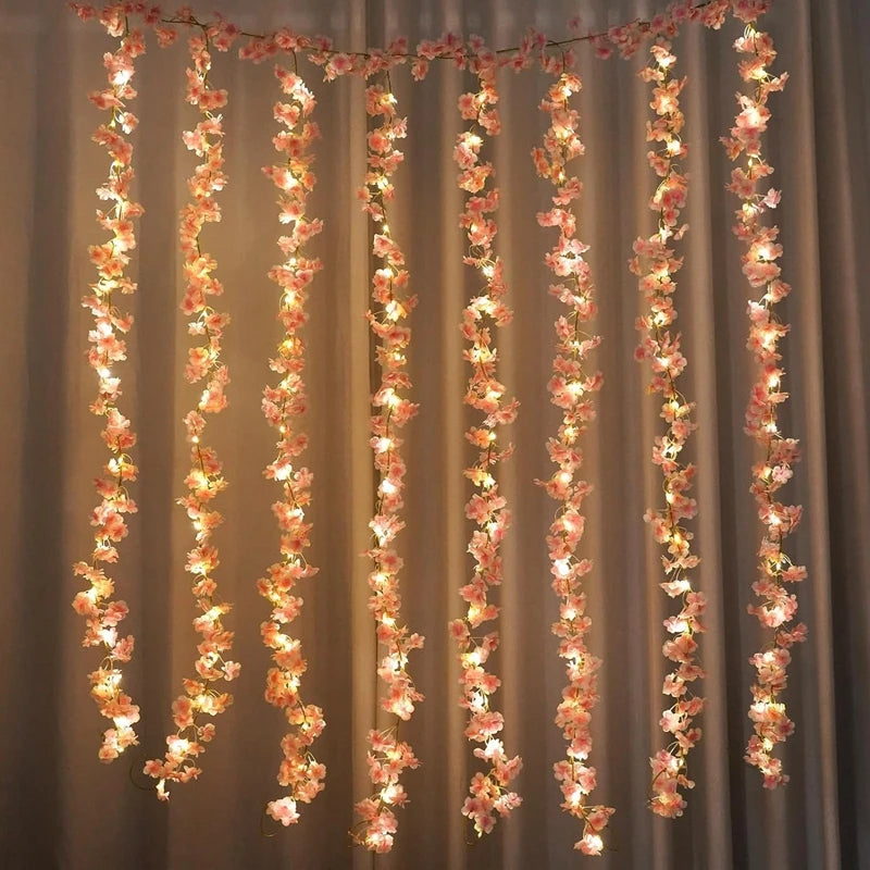 artificial sakura flower vine - Artificial Flowers - Artificial Sakura Flower Vine