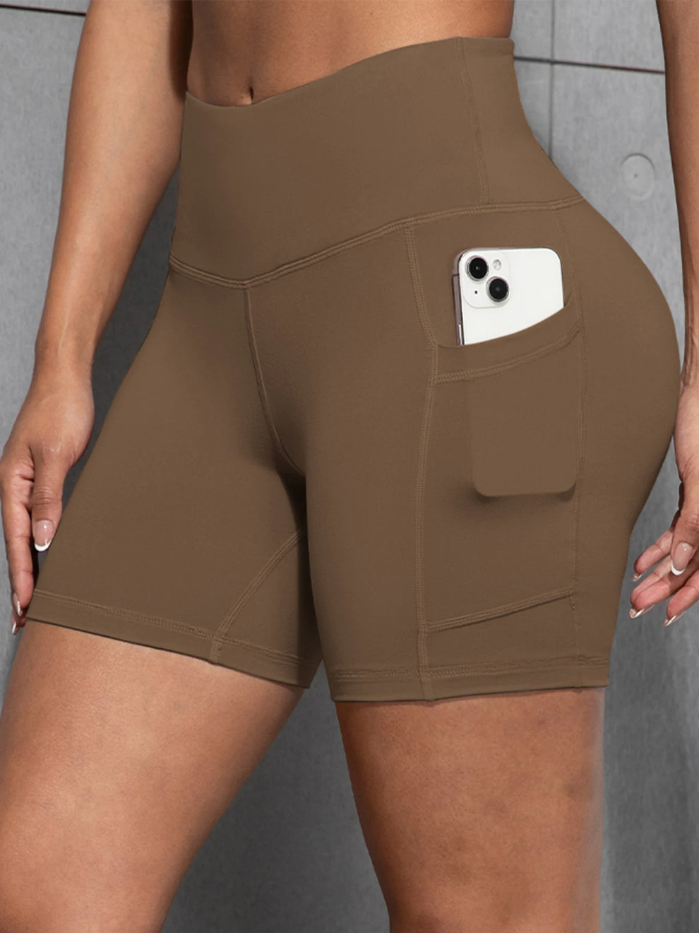 high waist yoga shorts - Women Sportswear - Yoga Shorts