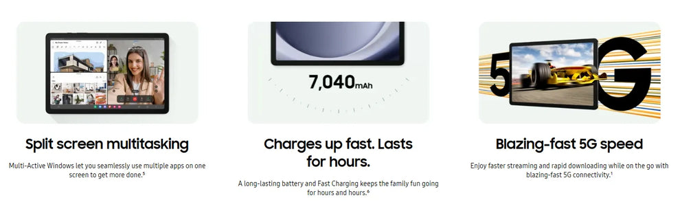 hz display tab a9+ 5g - Tablets - Samsung Galaxy Tab A9- 5G LTE Tablet