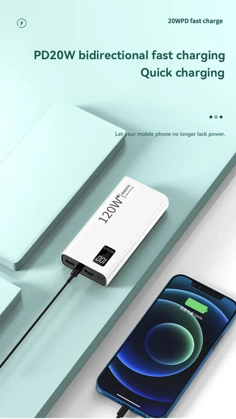 vivo 120w power bank - Power Banks - VIVO 120W Power Bank 50000mAh