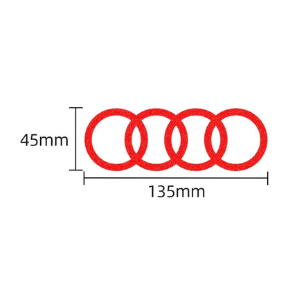 Reflective branding stickers