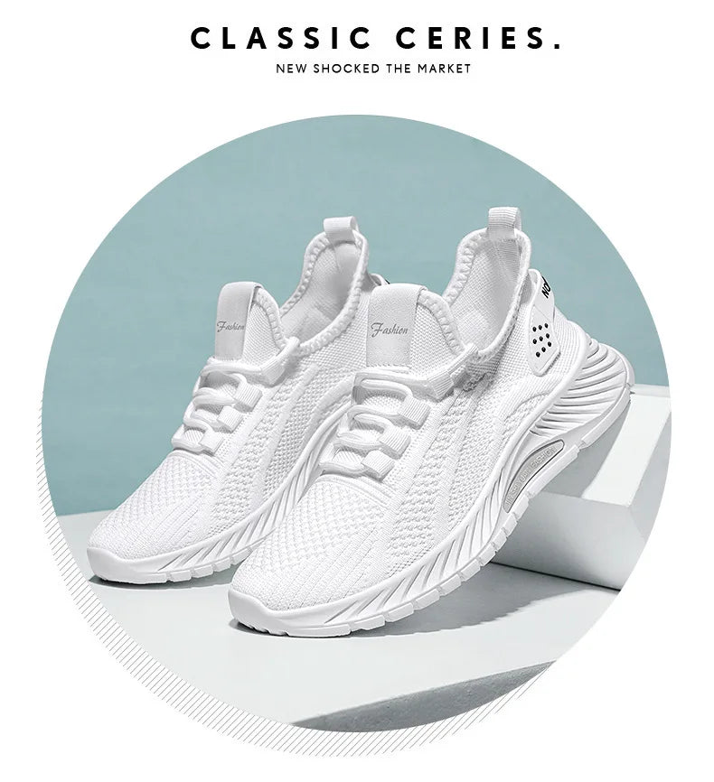Lightweight breathable sneakers