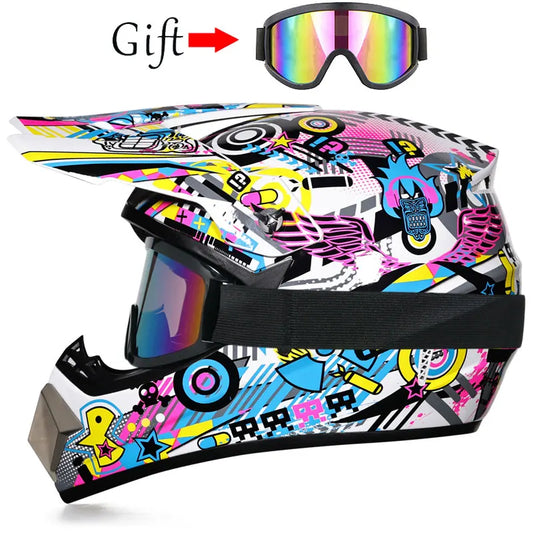 kids dirt bike helmet - Motorcycle Gear - Children-s Off-road Motorcycle Helmet