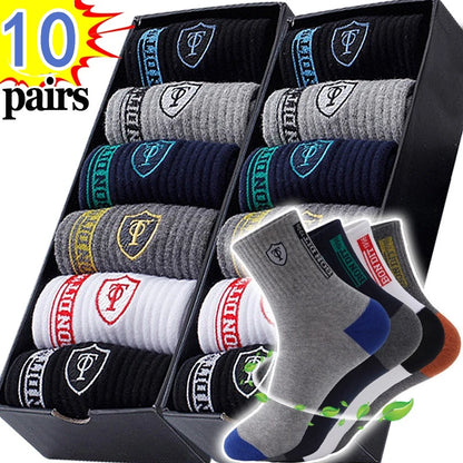 breathable socks - Socks - Men-s breathable cotton sports socks with bamboo fiber