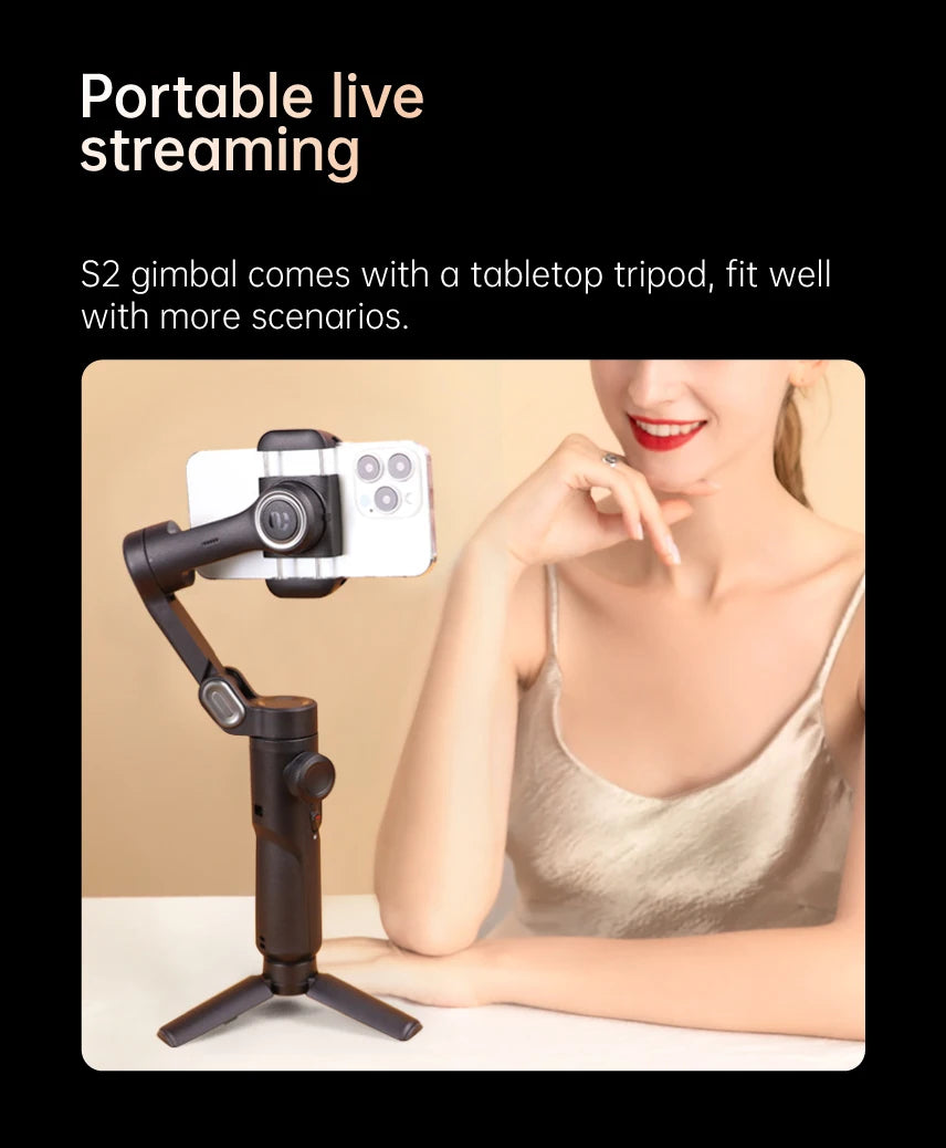 smartphone gimbal stabilizer - Handheld Gimbals - 3-Axis Handheld Gimbal Stabilizer