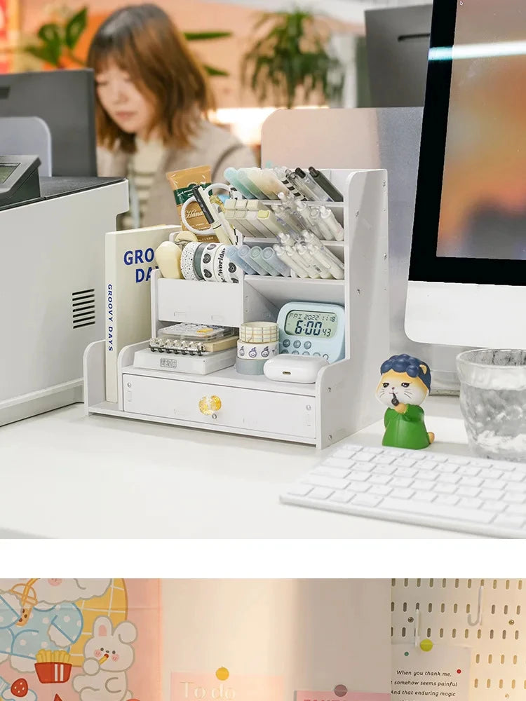 mesh desk organizer[6] - Office Supplies - Desk Organizer