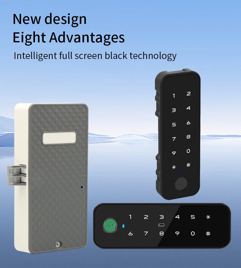 Fingerprint cabinet lock