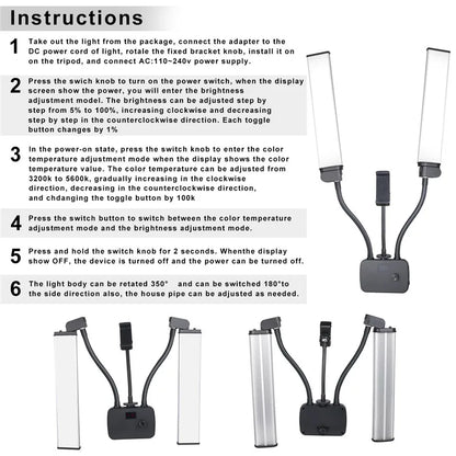 led tube lights for filmmakers - Photography - Video Lighting - LED Video Light