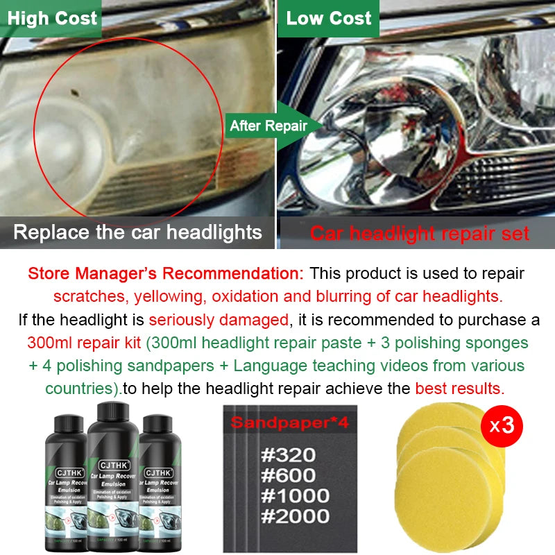 restore headlights - Automotive - Headlight Restoration Kit