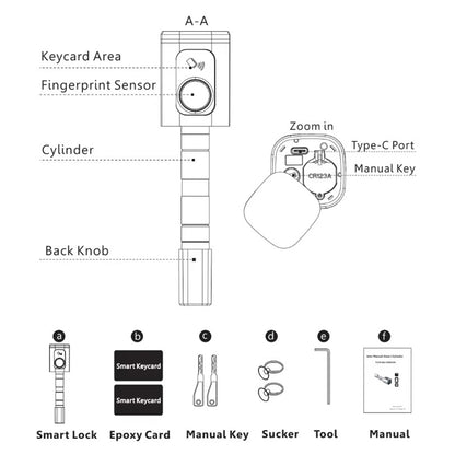 Fingerprint lock with temporary access code