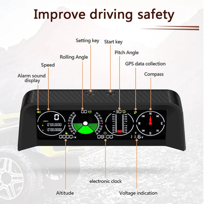 Car hud speedometer