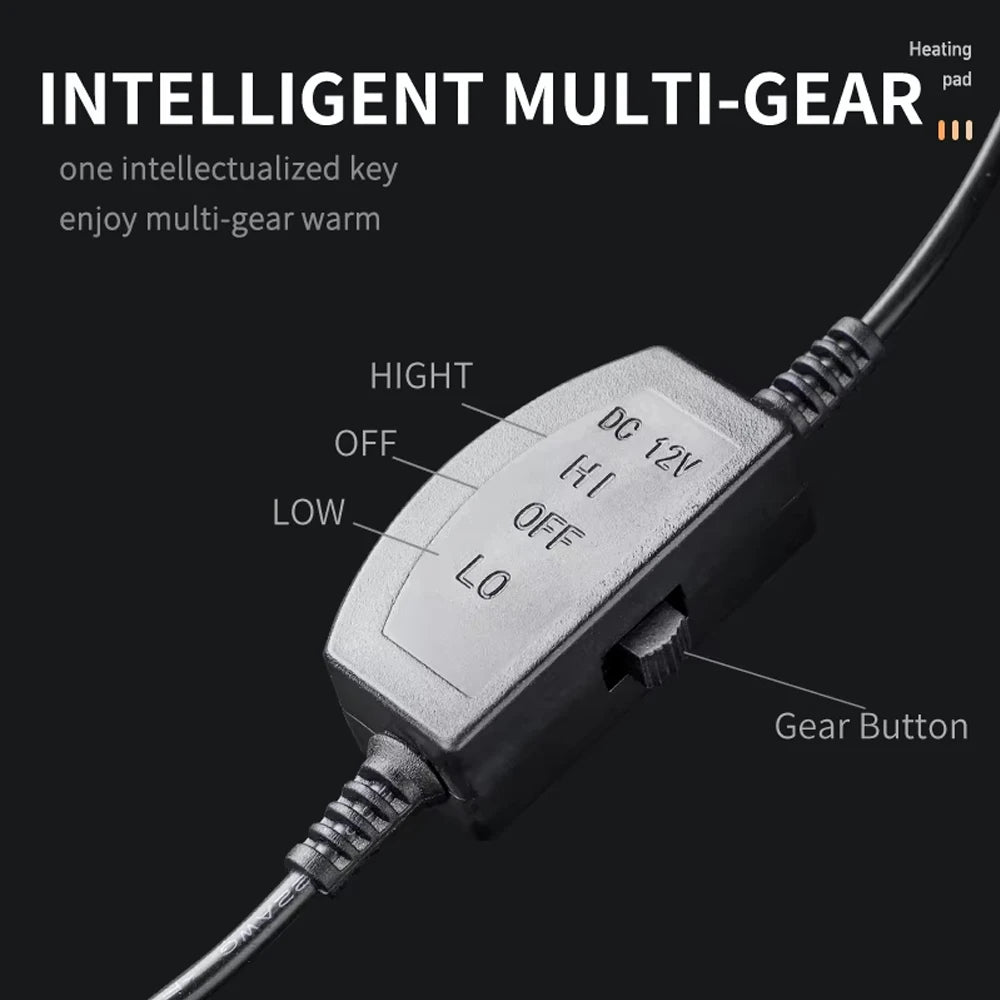 Heated car seat cushion