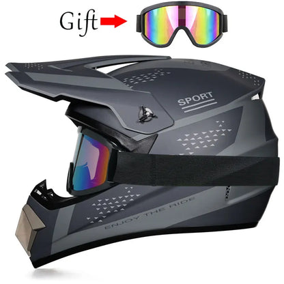 kids motocross helmet with goggles - Motorcycle Gear - Children-s Off-road Motorcycle Helmet