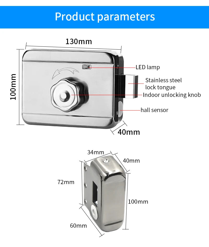 Smart lock with app control