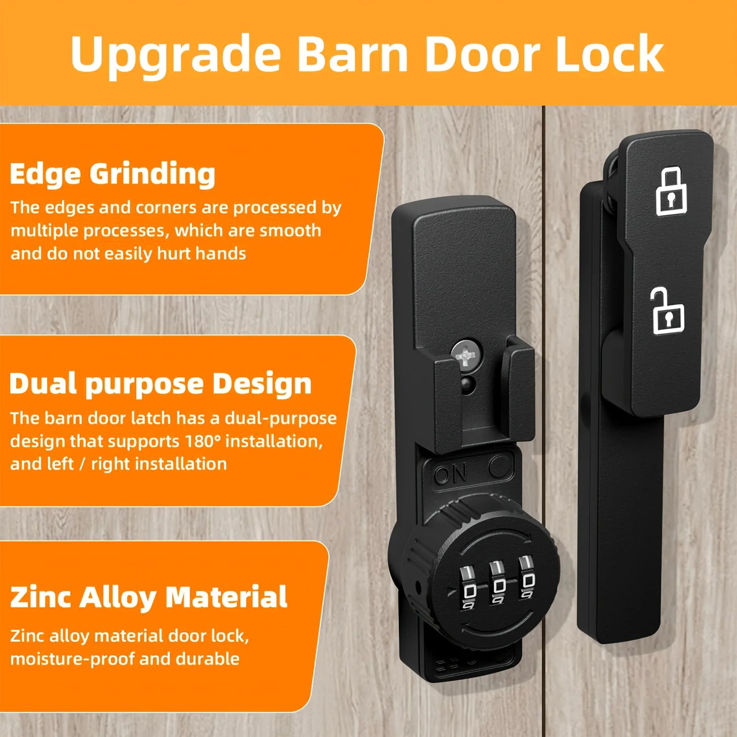 Keyless sliding door lock