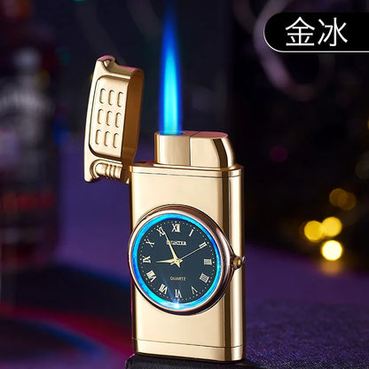 Smoking Accessories - Windproof Torch Lighter - torch lighter timepiece