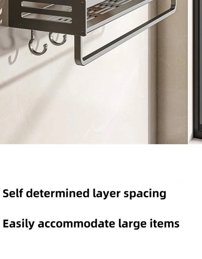 brushed golden shower shelf - Bathroom Accessories - Shower Corner Shelf with Towel Bar
