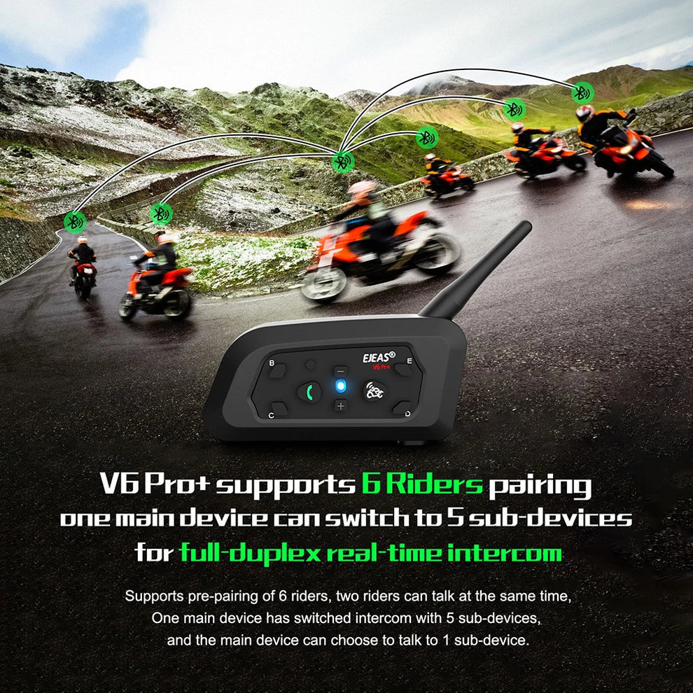 motorcycle communication system - Motorcycle Accessories - Bluetooth Helmet Intercom
