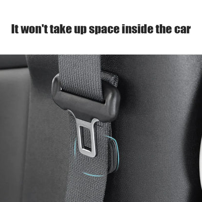 Seat belt buckle clip non-slip