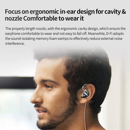 kz d-fi dynamic iem - Earphones - KZ DFi D-Fi Wired In-Ear Monitor